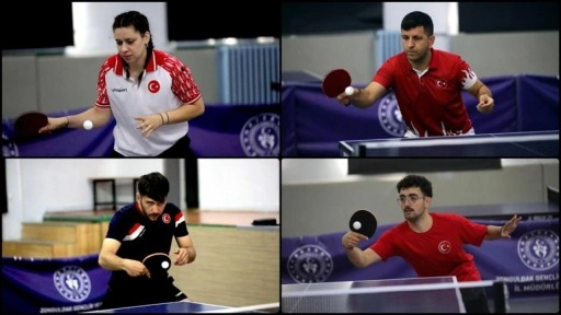 İşitme Engelli Masa Tenisi Milli Takımı, olimpiyatlara madalya hedefiyle hazırlanıyor