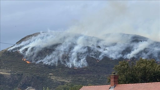 İskoçya'daki Arthur's Seat Tepesi'nde yangın çıktı