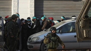 İsrail, 7 Ekim'den bu yana Batı Şeria'da 1350 kişiyi gözaltına aldı