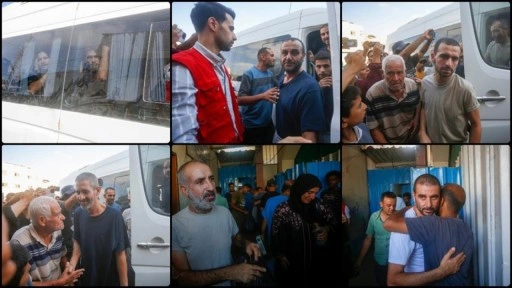 İsrail, ağır şartlarda alıkoyduğu 10 Gazzeliyi serbest bıraktı