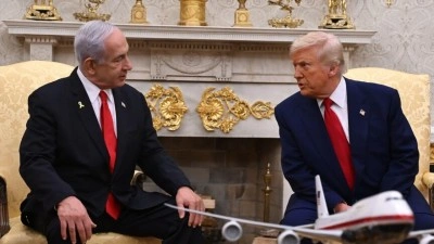 İsrail Başbakanı Netanyahu, ABD ziyaretinde Başkan Trump ile İran meselesini g&ouml;r&uuml;şeceğini a&ccedil;ıkladı