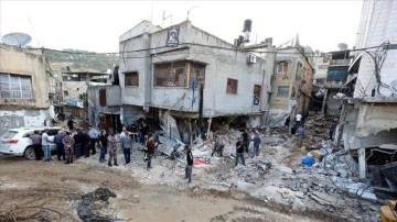 İsrail, Batı Şeria'daki Nur Şems Mülteci Kampı'ndan ardında büyük bir yıkım bırakarak çeki