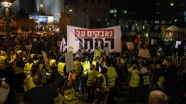 İsrail'de 'sarı yelekliler' hayat pahalılığını protesto etti