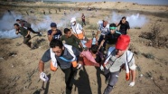 İsrail Gazze sınırında 79 Filistinliyi yaraladı