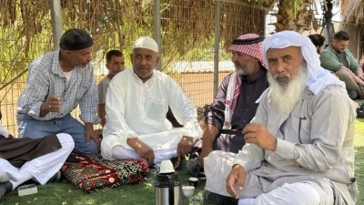 İsrail'in 1950'lerde Negev'den Batı Şeria'ya s&uuml;rd&uuml;ğ&uuml; Han el-Ahmer halkı, yeniden