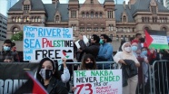 İsrail&#039;in Filistinlilere yönelik saldırıları Kanada&#039;da protesto edildi