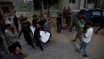 İsrail'in Gazze kentindeki bir kafeye saldırısında 6 Filistinli &ouml;ld&uuml;, 14'ten fazla kişi ya
