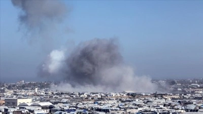 İsrail'in Gazze Şeridi'nin g&uuml;neyinde d&uuml;zenlediği saldırıda bir Filistinli hayatını kaybett