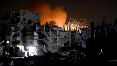 İsrail'in Gazzeye y&ouml;nelik saldırılarında 4 Filistinli yaralandı