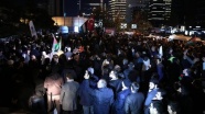 İsrail&#039;in İstanbul Başkonsolosluğu önünde protesto