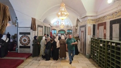 İsrail'in kısıtlamalarına rağmen Filistinliler hicri yılbaşını Harem-i İbrahim Camisi'nde ifa etti