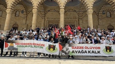 İsrail'in K&uuml;resel Sumud Filosu'na saldırısı protesto edildi