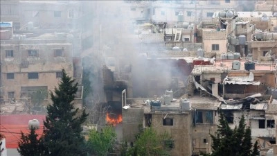 İsrail'in L&uuml;bnan'daki Ayn el-Hilve M&uuml;lteci Kampı'na d&uuml;zenlediği saldırıda 2 kişi haya