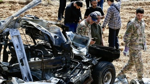 İsrail'in Lübnan'ın güneyinde bir araca düzenlediği İHA saldırısında 4 kişi öldü