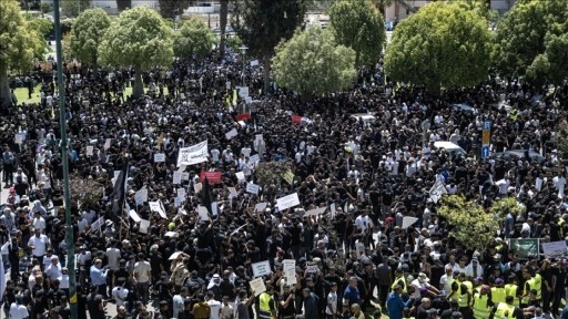 İsrail'in Necef'teki Araplara yönelik yıkım politikaları Birüssebi kentinde protesto edild