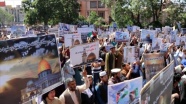İsrail&#039;in saldırıları Afganistan&#039;da protesto edildi