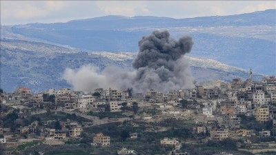 İsrail İran'a onlarca yeni saldırı d&uuml;zenledi, L&uuml;bnan'ın g&uuml;neyinde karadan işgalini genişle