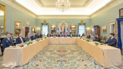 İsrail-L&uuml;bnan 4. tur g&ouml;r&uuml;şmeleri, ABD'nin ev sahipliğinde yapıldı