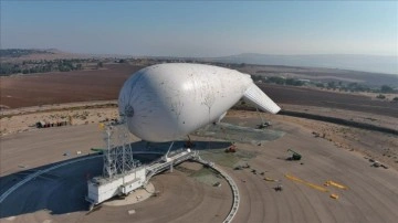 İsrail, Lübnan sınırına füze tespiti için radarla donatılmış zeplin yerleştirdi