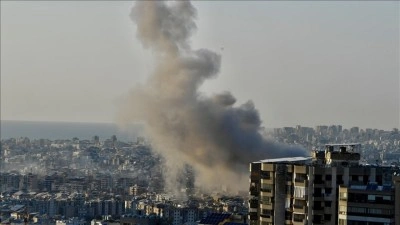 İsrail ordusu Beyrut'un Dahiye b&ouml;lgesine hava saldırısı d&uuml;zenledi