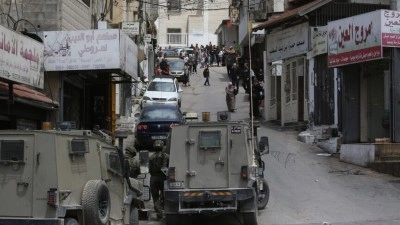 İsrail ordusu ile Filistin topraklarını gasbeden İsrailliler, Batı Şeria'da baskınlar d&uuml;zenledi