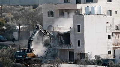 İsrail ordusu, işgal altındaki Doğu Kud&uuml;s'te Filistinlilere ait ev ve kul&uuml;beyi yıktı