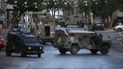 İsrail ordusu Nablus'ta Filistinlilere ait 4 evi askeri karargaha d&ouml;n&uuml;şt&uuml;rd&uuml;