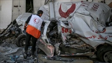 İsrail ordusunun Gazze'ye 195 gündür sürdürdüğü saldırılarda 485 sağlık çalışanı hayatını kaybe
