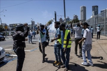 İsrail polisi Eritrelilerin Tel Aviv’deki protestosuna gerçek mermiyle müdahale etti