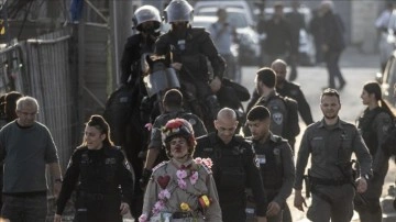 İsrail polisi, işgal altında bulunan Doğu Kudüs'teki protestoya müdahale etti