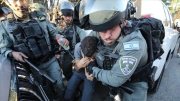 İsrail polisi Kudüs'te15 Filistinli genci gözaltına alındı