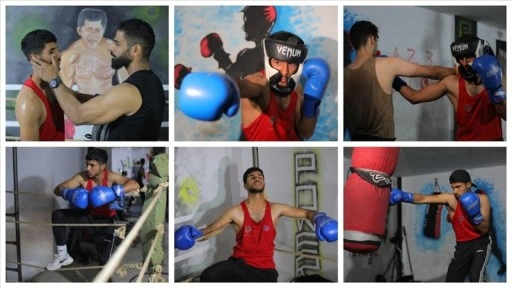 İsrail saldırısında gözünü kaybeden Gazzeli boksör, hayallerini gerçekleştirmekte kararlı