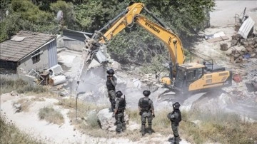 İsrail yılbaşından beri Filistinlilere ait 303 yapıyı yıktı, 44 bin dönüm araziye el koydu
