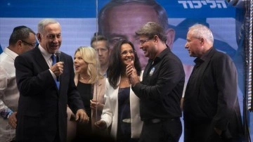 İsrail'de sandıkların yüzde 84'ünün açılmasının ardından Netanyahu bloku önde
