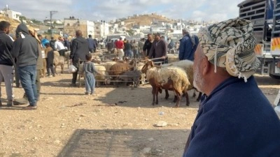 İsraillilerin hayvan hırsızlığı ve mera gasbı Batı Şeria'da kurban pazarlarını vurdu