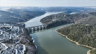 İstanbul'a su sağlayan barajların doluluk oranı y&uuml;zde 40 seviyesinin &uuml;zerine y&uuml;kseldi