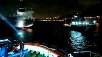 İstanbul Boğazı'nda arızalanan tanker kurtarıldı