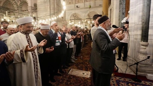 İstanbul'da Gazze için dua programı düzenlendi