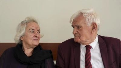 İstanbul'da huzurevinde evlenen &ccedil;ift, ikinci baharını yaşıyor