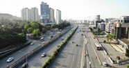 İstanbul'da Tatilciler gitti, trafik boş kaldı