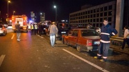 İstanbul&#39;da trafik kazaları: 3 yaralı