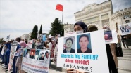 İstanbul&#039;da yaşayan Uygur Türkleri Çin&#039;i protesto etti