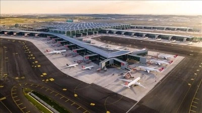 İstanbul Havalimanı g&uuml;nl&uuml;k 1603 u&ccedil;uşla Avrupa'nın en yoğun havalimanı oldu