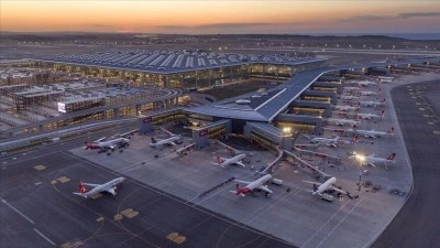 İstanbul Havalimanı g&uuml;nl&uuml;k 1623 u&ccedil;uşla Avrupa'nın en yoğun havalimanı oldu