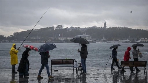İstanbul için kuvvetli gök gürültülü sağanak uyarısı