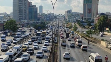 İstanbul trafiğinde bayram tatili öncesinde yoğunluk
