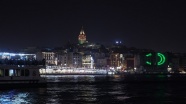 İstanbul&#039;un sembolleri Yeşilay Haftası için ışıklandırıldı