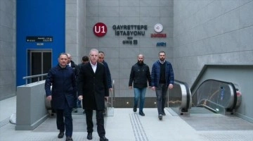 İstanbul Valisi Gül, Gayrettepe-İstanbul Havalimanı Metro Hattı'nı inceledi
