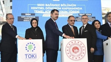 İstanbul'da 5 bin 500 yapının kentsel dönüşümü için tören düzenlendi