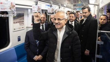 İstanbul'da Bakanlığın bu yıl hizmete açtığı metroları 900 binden fazla kişi kullandı